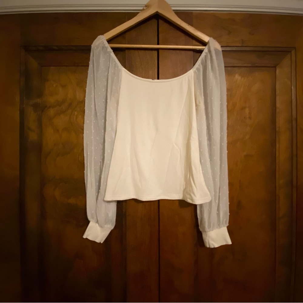 Chic White Women's Blouse